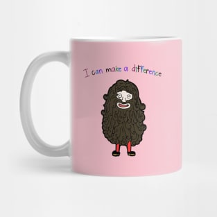 I Can Make A Difference Hairy Man Thing Mug